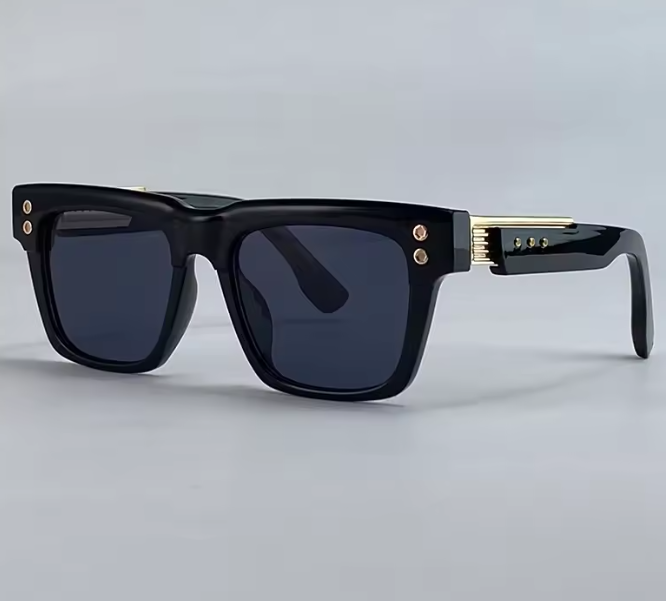 Men Oversized Classic Square Sunglasses UV400 - Image 2