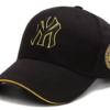 Black Embroidered Baseball Cap, view 2
