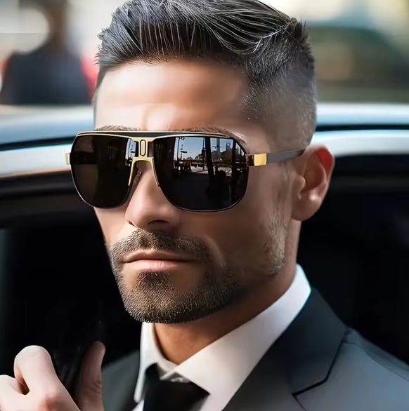 Men Oversized Fashionable Sunglasses