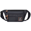 Unisex Phone Waist Bag, Black, view 4