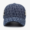 Denim Print Baseball Cap in