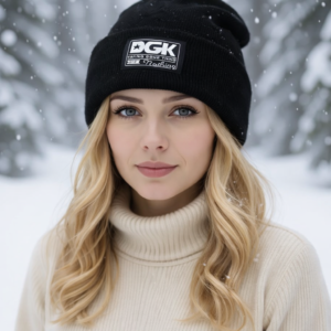 Warm Unisex Knit Hat (Black)