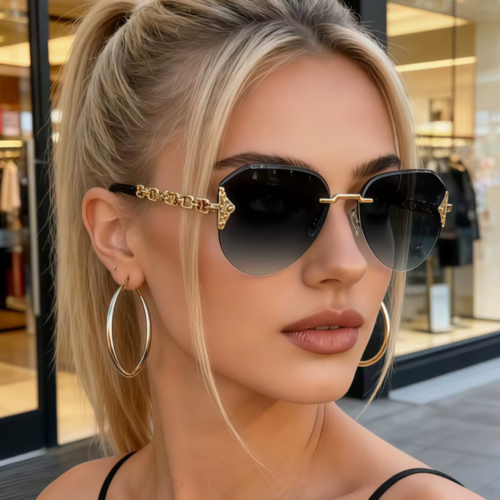 European and American retro fashion unisex sunglasses
