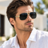 Metal Frame UV400 Polarized Sunglasses