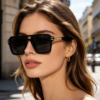 Trendy Pilot sunglasse for women men classic pc metal sun glasses sunshade uv400 fashion vintage eyewear beach travel hiking