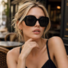 Vintage Large Oversized Square Sunglasses