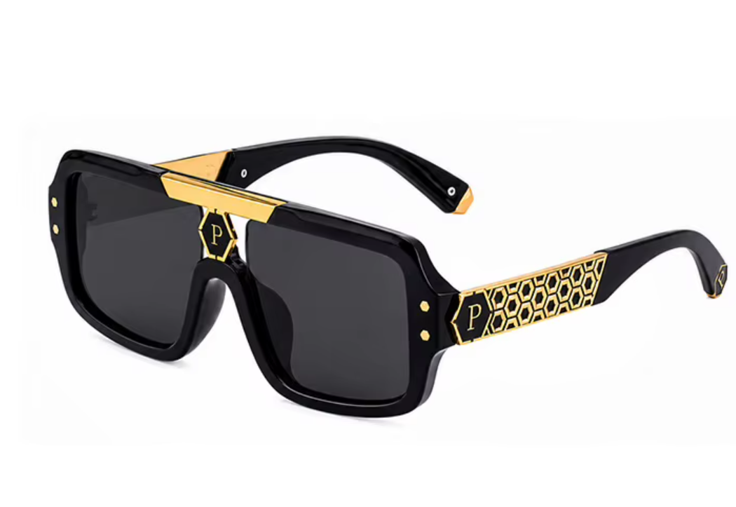 Men Women Vintage Oversized Punk Shades Glasses - Image 4