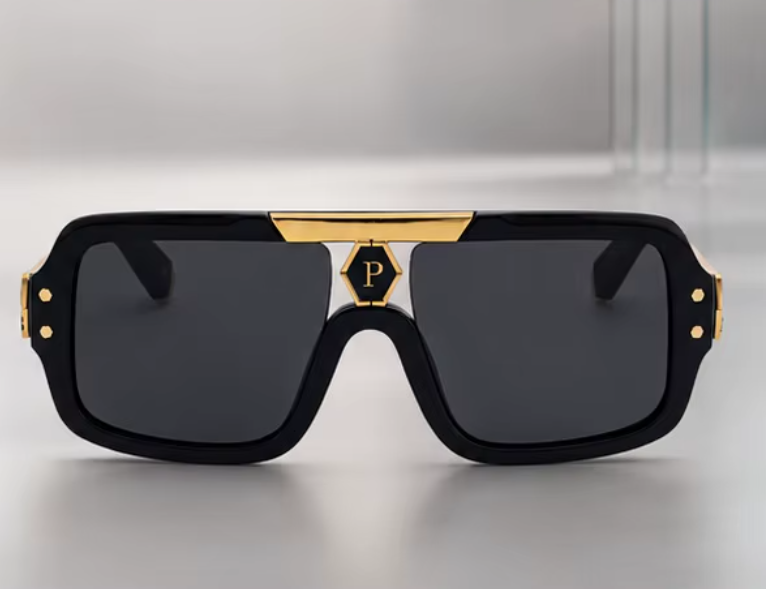 Men Women Vintage Oversized Punk Shades Glasses - Image 3